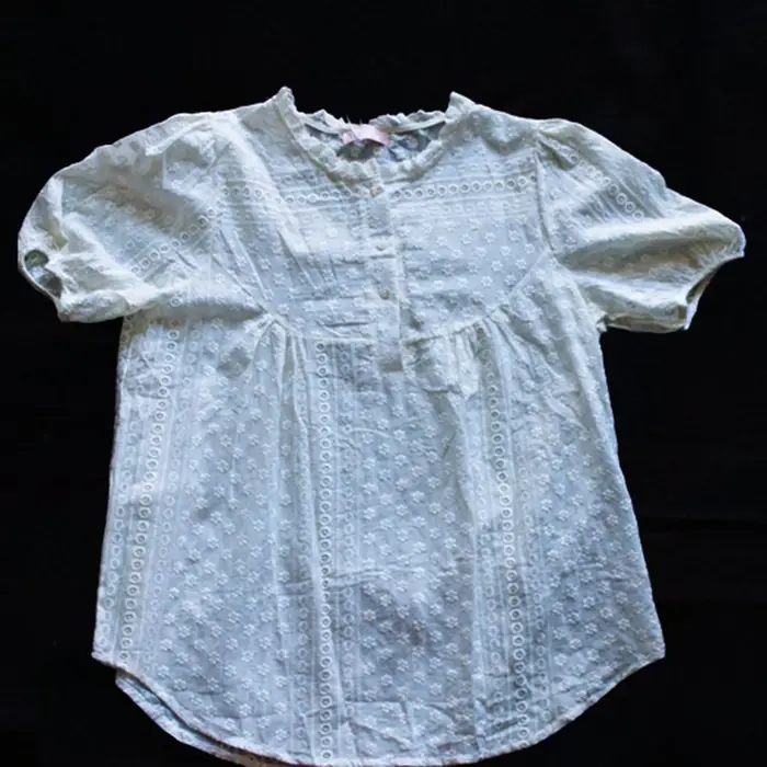 Blusa Romántica con Bordado Floral