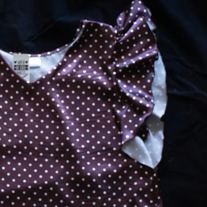 Blusa de Lunares con Volados