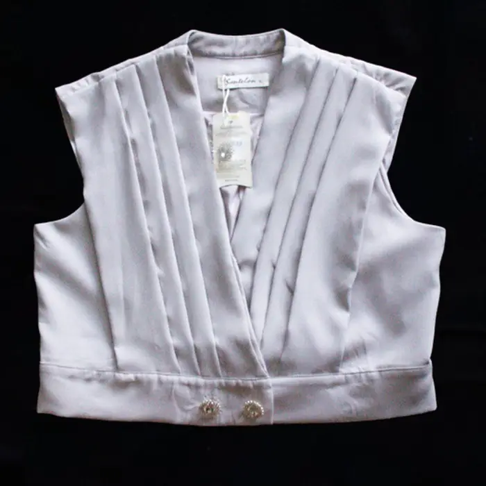 Conjunto Sastrero Palazzo y Chaleco Plisado