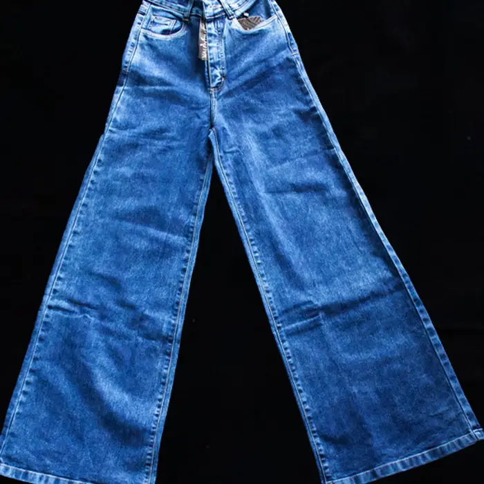 Jean Wide Leg de Tiro Alto